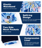 Swimsuit with integrated compression lining