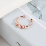 Bague d'anxiété ajustable pour femme