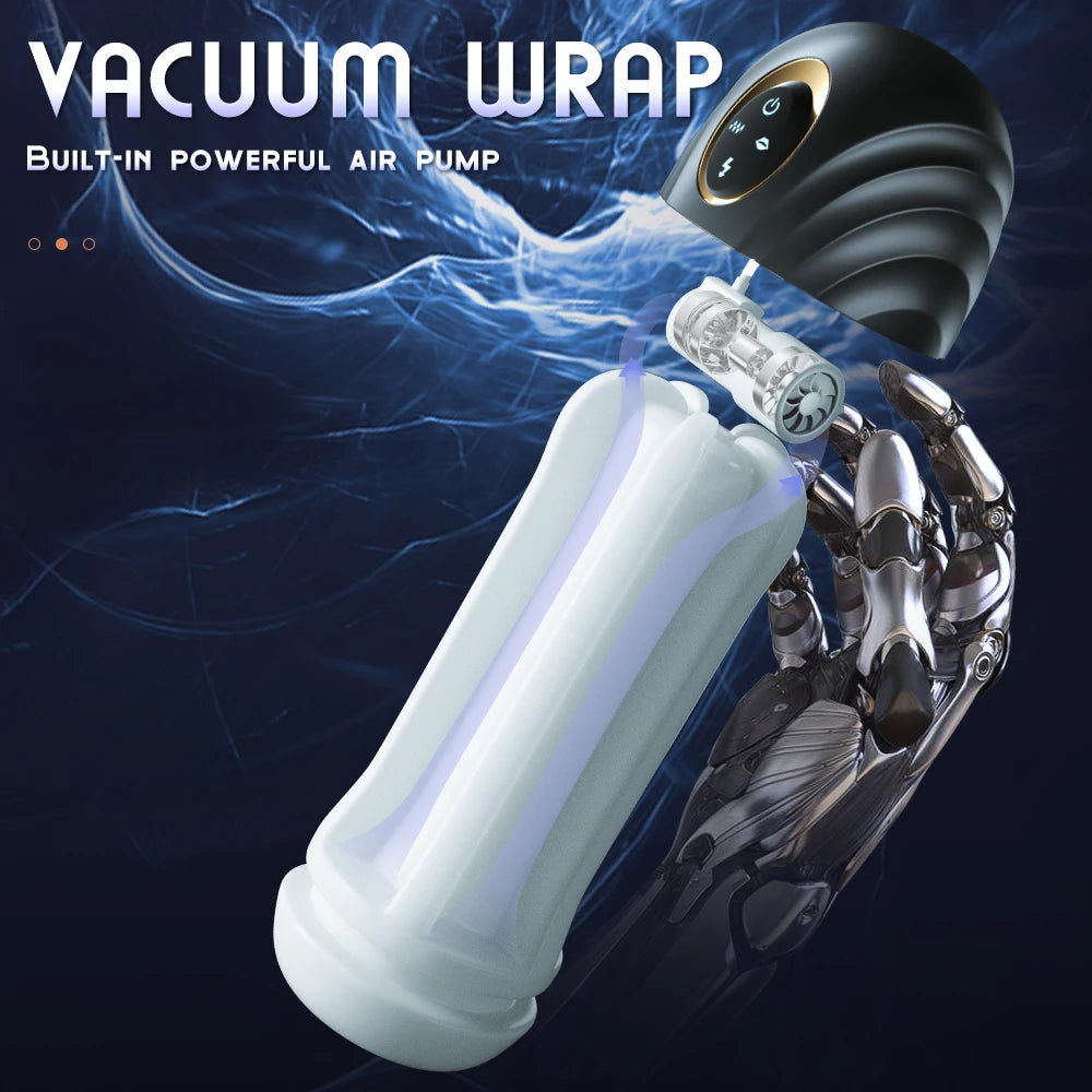 ENJOY SUCK - Vibrating and sucking masturbator for men