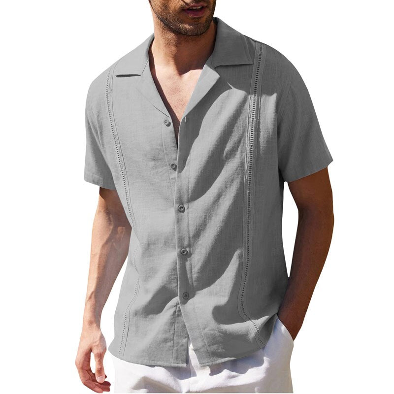 Chemise Guayabera à manches courtes