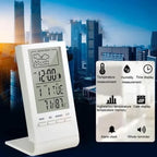 Station Météo d'Intérieur Numérique - Thermomètre, Hygromètre, Horloge & Date