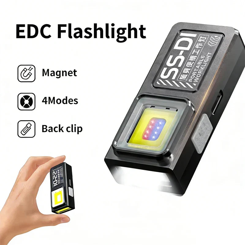 2X Mini LED Ultra-Powerful Keychain Light