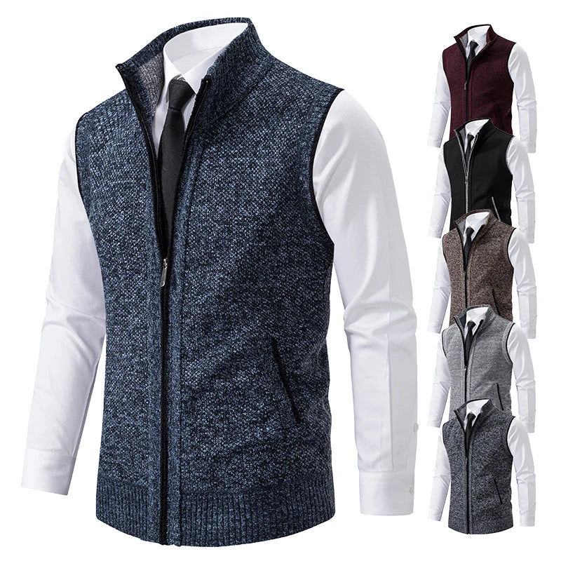 Sleeveless Knitted Vest