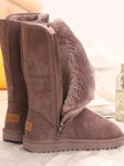 Bottes montantes ULTRA chaudes à fermeture à Zip