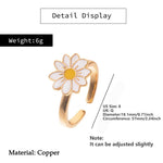 Bague d'anxiété ajustable pour femme
