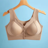 Brassière côtelée sans couture - Boutons pression avant