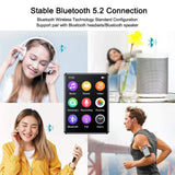 Mini lecteur MP3 Ecran tactile 2.4 Pouces Bluetooth - Radio FM et Dictaphone intégrés