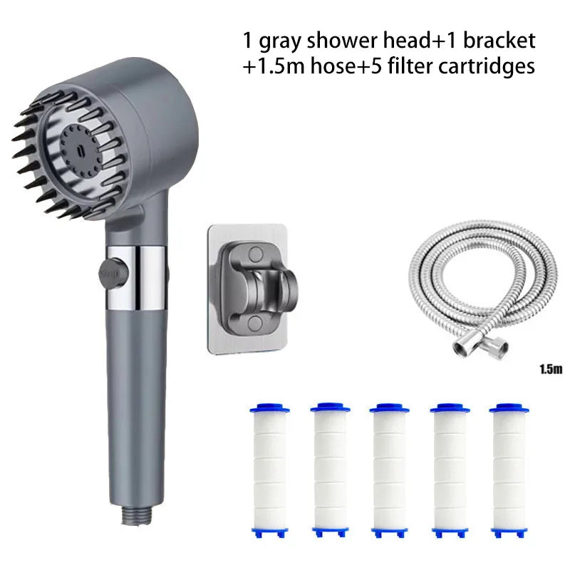 3-Setting Filtered Shower Head - Relaxation and Purity