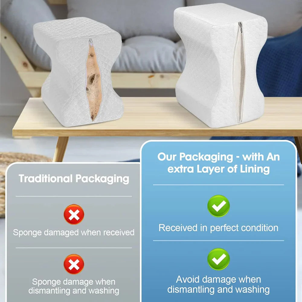 Coussin Jambes & Hanches – Soutien Ergonomique Nuit