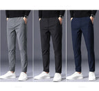 Men's Elegant Winter Trousers with Ultra-Warm Fleece Lining