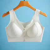 Brassière côtelée sans couture - Boutons pression avant