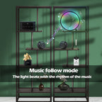 Bluetooth-controlled circular LED lamp