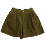 Trendy Velvet Shorts - Women