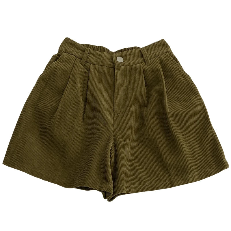 Trendy Velvet Shorts - Women