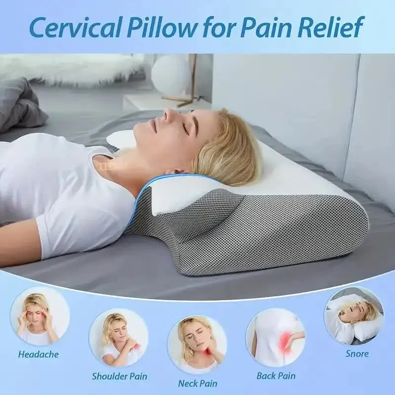 Butterfly Memory Foam Cervical Pillow