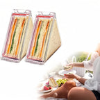 Boîte à Lunch et Pique-Nique Triangulaire Spéciale Sandwichs