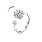 Bague d'anxiété ajustable pour femme