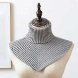 Faux Col Roulé en Maille Chaude