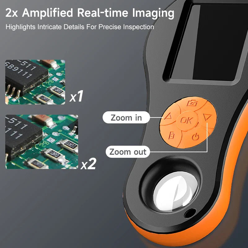 2.0 IPS 1080P Portable Digital Magnifier 500X