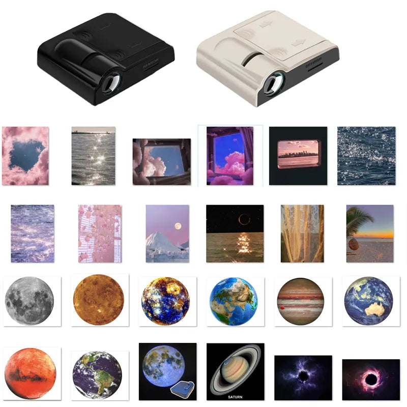Lampe Projecteur - Planètes et Paysages