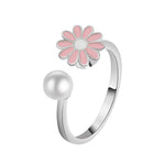 Bague d'anxiété ajustable pour femme