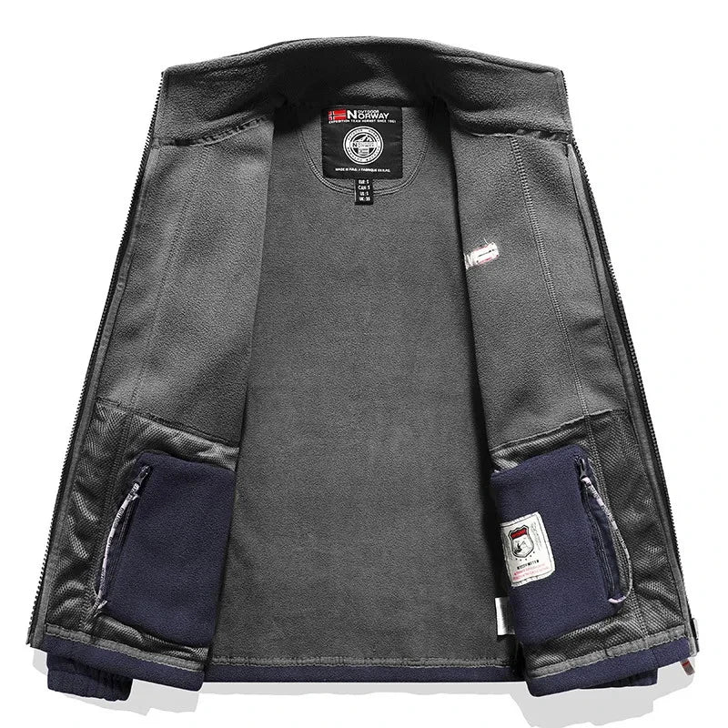 NORWAY - Unisex thick fleece gilet - Inside pockets