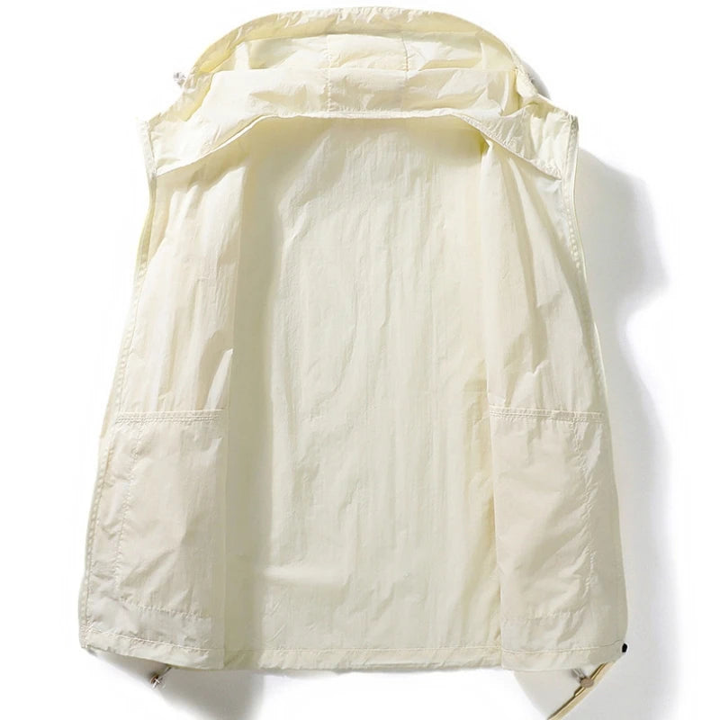 Ultra-light windproof hooded jacket