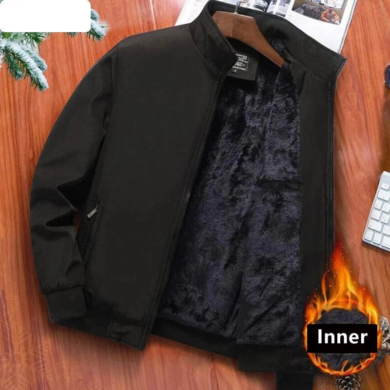 Casual fleece-lined jacket - Men's