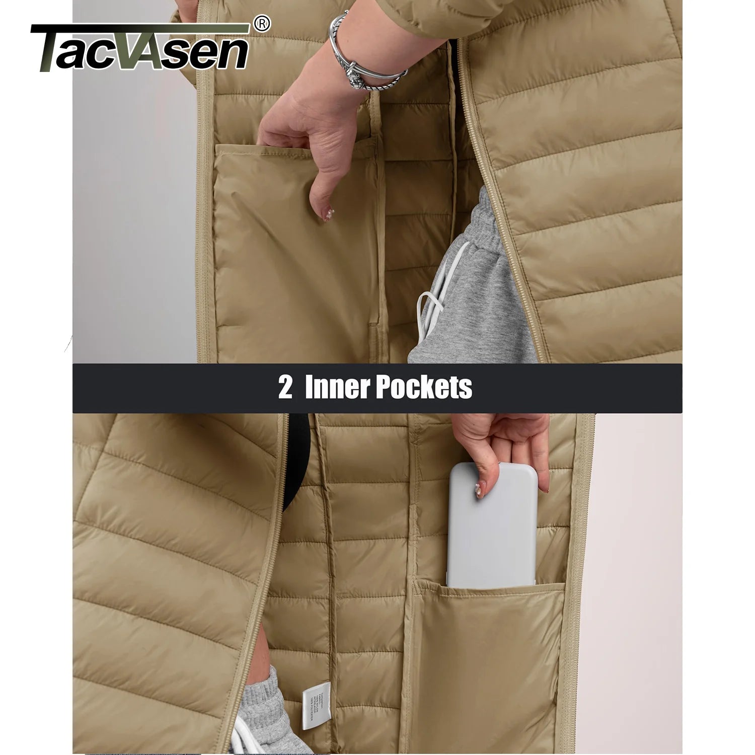 Doudoune Chaude Femme Imperméable – Randonnée Hiver