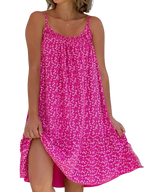 Lightweight and Stretchy Casual Floral Dress