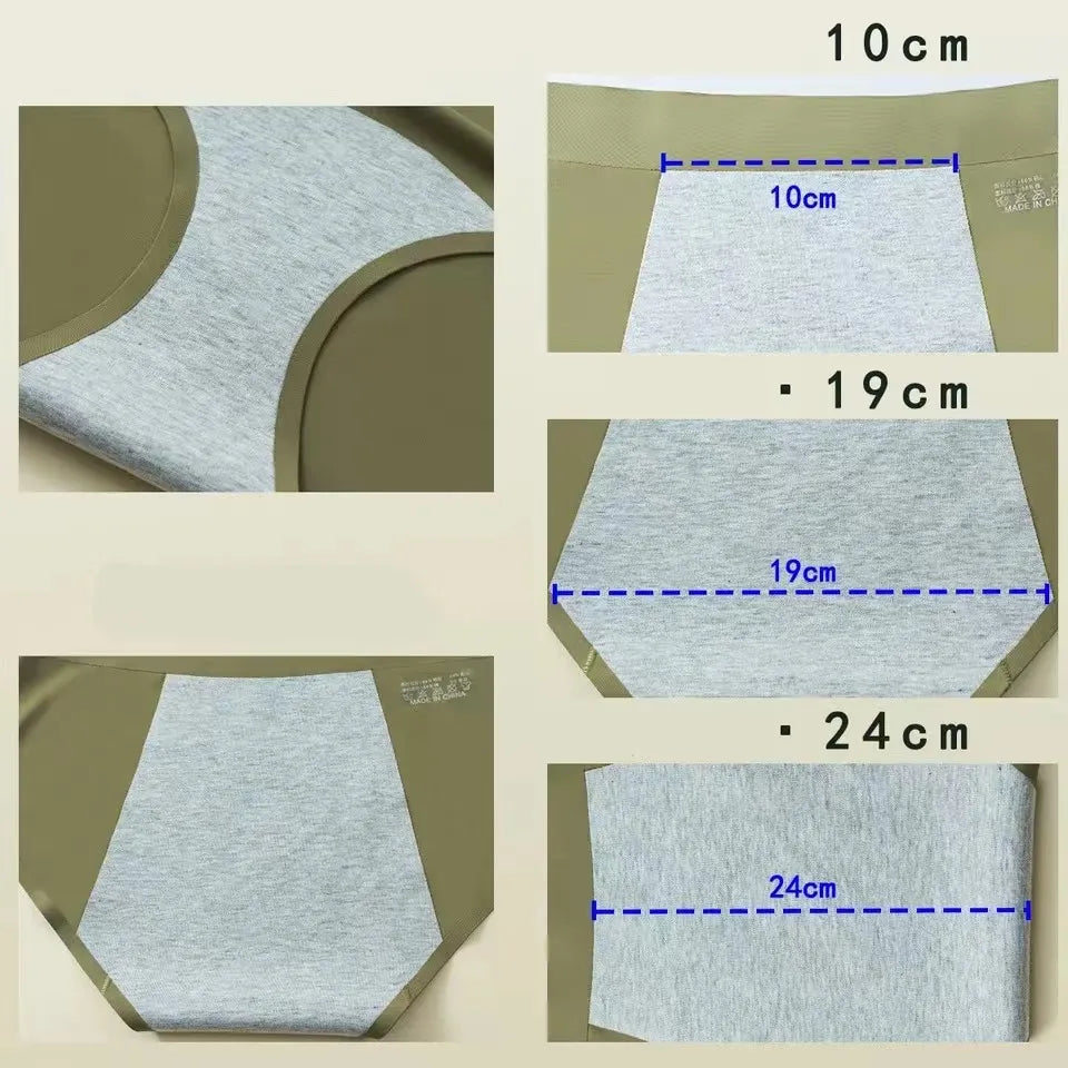 Pack of 3 Ice Silk Leakproof Panties