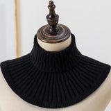 Faux Col Roulé en Maille Chaude