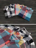 Chemise à Carreaux longue en Coton Mi-Saison - Femme