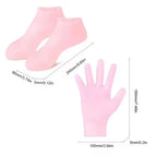 2-Pack Hydrating Gel Socks for Dry Feet & Hands