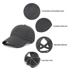 Casquette Femme Séchage Rapide à Queue de Cheval