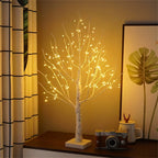 Lampe Arbre Féerique Imitation Bois