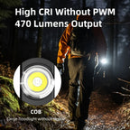 Klarus E5 Flashlight - 470 Lumens ULTRA SLIM 2-in-1