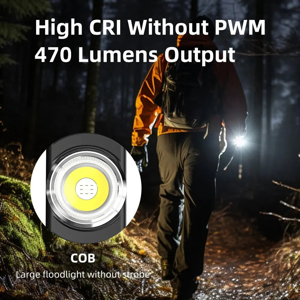 Klarus E5 Flashlight - 470 Lumens ULTRA SLIM 2-in-1