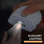 Electric nail clippers with integrated LED light