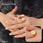 Bague d'anxiété ajustable pour femme