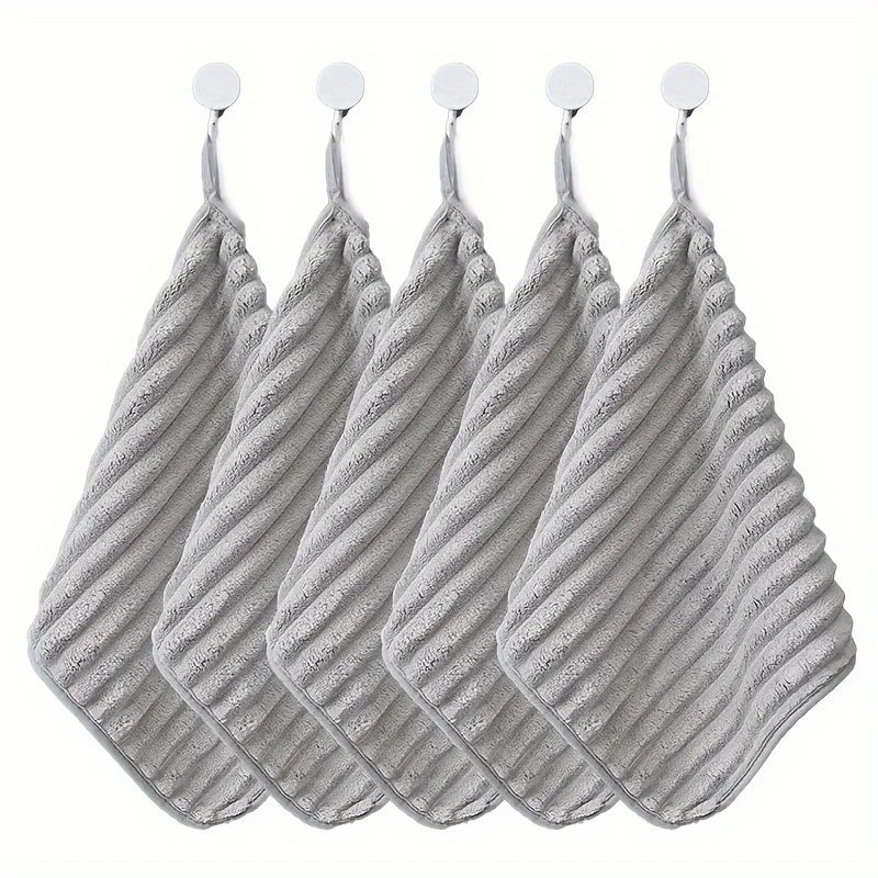 5PCS Set of Super Absorbent Hand Towels