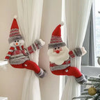 Décoration Peluche de Noël à Accrocher aux Rideaux & Supension