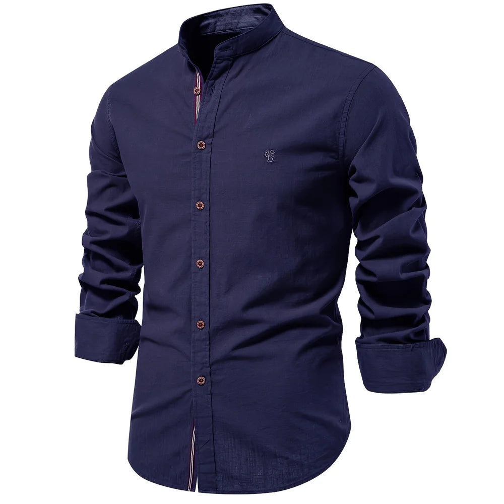 Men's 100% Cotton Shirt Casual Elegance - Premium Quality