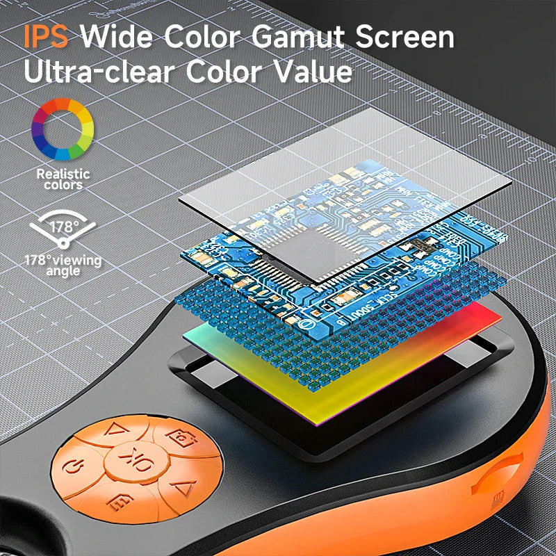 2.0 IPS 1080P Portable Digital Magnifier 500X