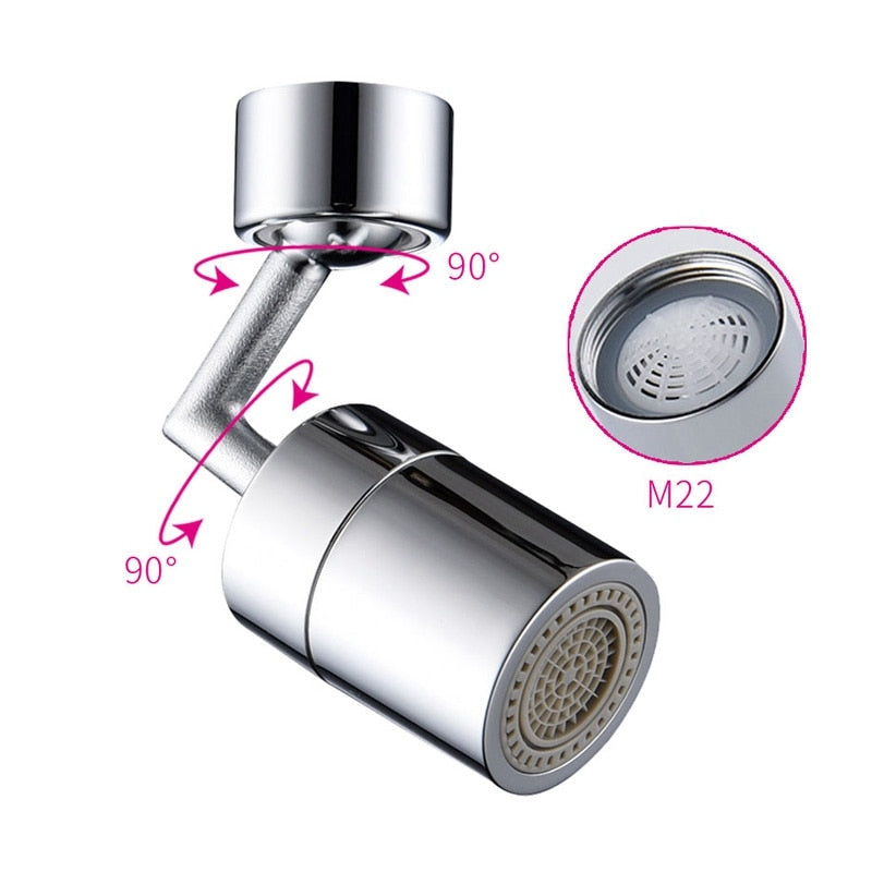 Extension de robinet rotative à 360°
