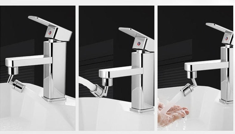 Extension de robinet rotative à 360°