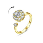 Bague d'anxiété ajustable pour femme