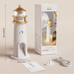 Veilleuse Phare LED Décorative – Projection Lune & Bluetooth