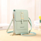 Leather Tactile Phone Wallet Pouch