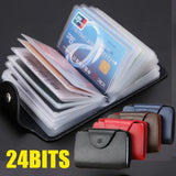 Porte Cartes Elégant en Cuir PU